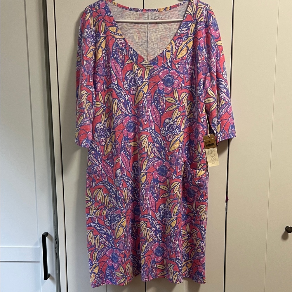 NWT Habitat Escape 100% cotton dress/tunic XL